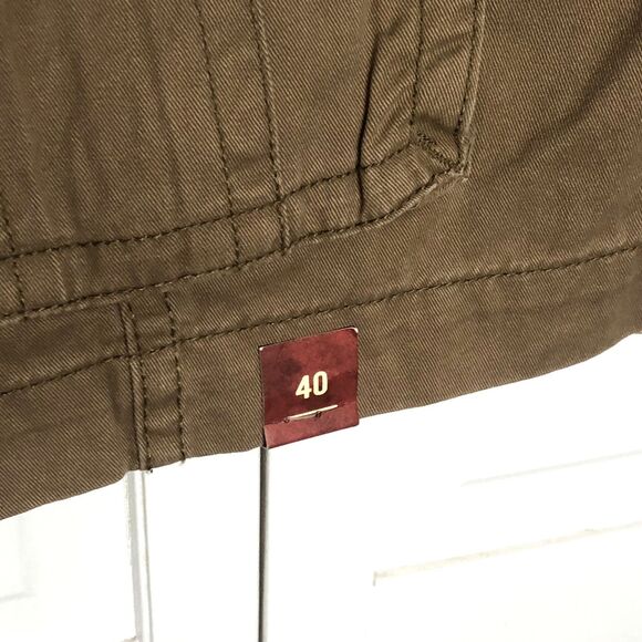 Men's Arizona Jean Co. Cargo Shorts Khaki Size 40 100% Cotton Button Pockets NEW - Picture 8 of 10